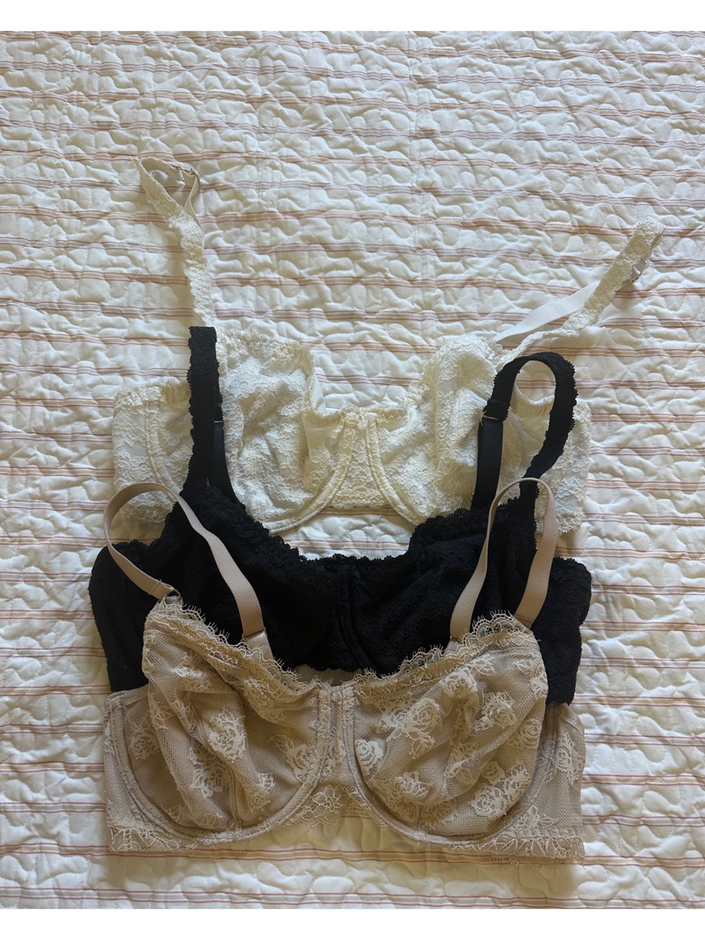 Aerie Bundle Lace Unlined Bras 34DDD